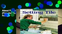 About For Books  Setting Tile (Fine Homebuilding)  Review