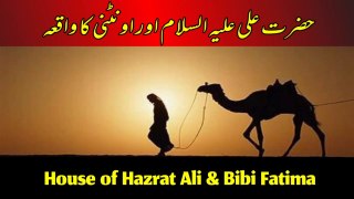 Hazrat Ali Aur Oontni Ka Qissa | House of Hazrat Ali & Bibi Fatima | Ajaib-ul-Quran