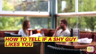 How to tell if a shy guy likes you