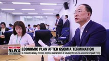S. Korea's finance minister reveals plans to cope with economic shocks following GSOMIA withdrawal