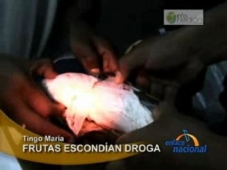 FRUTAS ESCONDÍAN DROGA - TINGO MARÍA