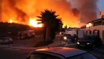40 viviendas desalojadas en Marbella por un incendio forestal