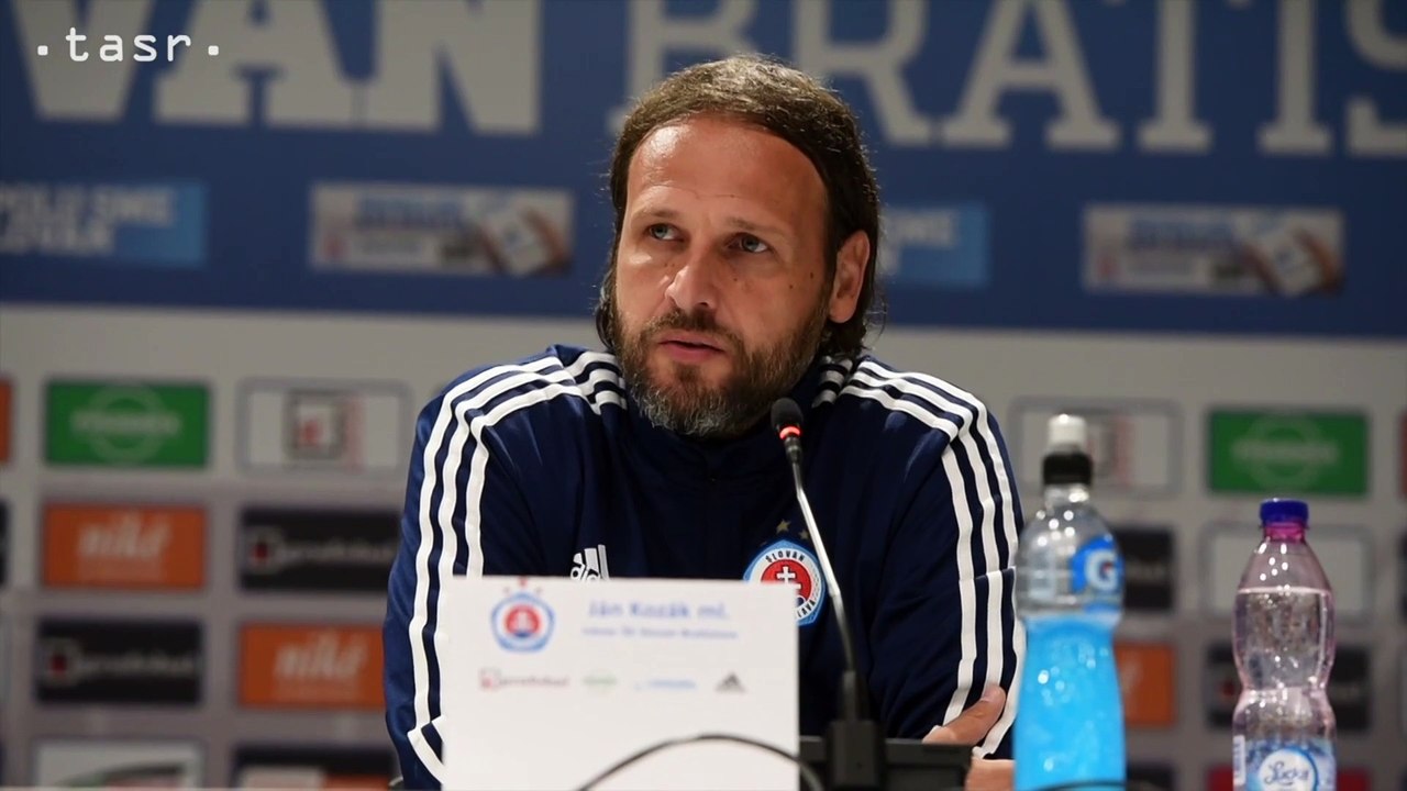 FUTBAL - Európska liga: Tréner ŠK Slovan Bratislava J. Kozák ml.: Splnili sme čo sme chceli, gól prišiel v pravý čas