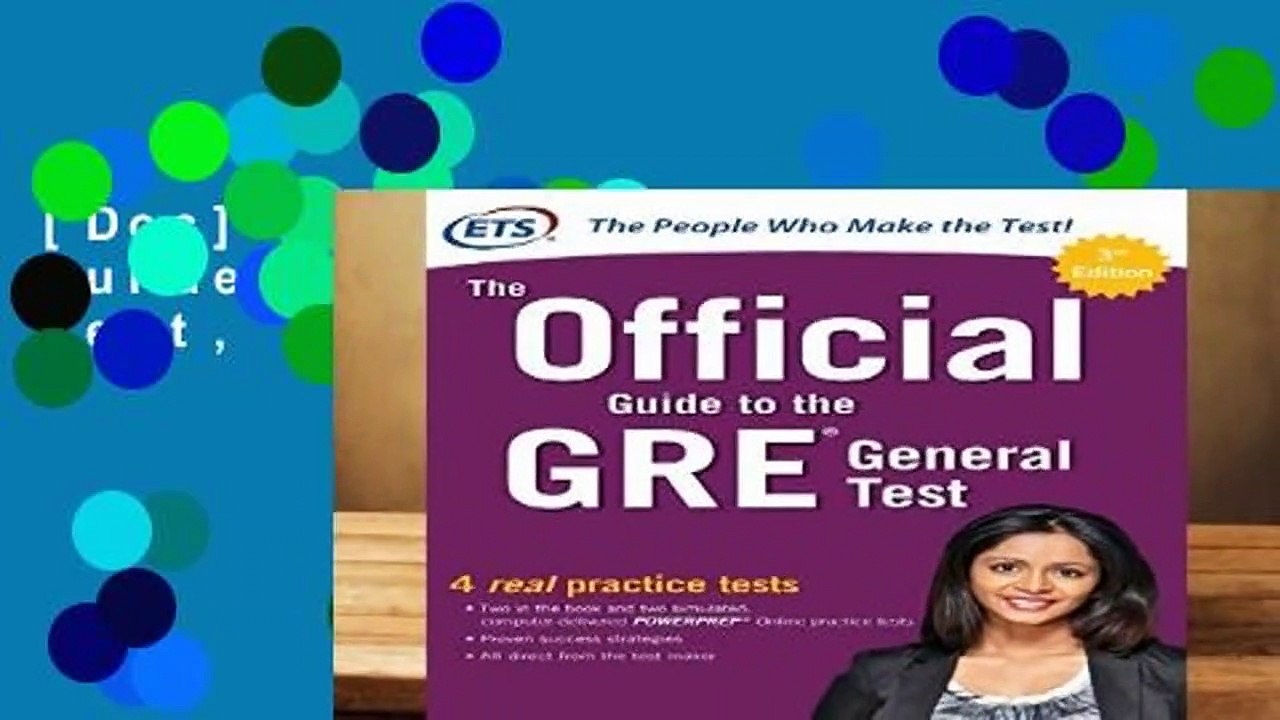 [Doc] The Official Guide to the GRE General Test, Third Edition