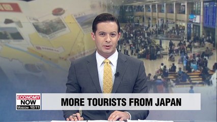 Download Video: Number of Japanese visitors to S. Korea increases 19% on year