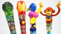 Candy Fan Finding Dory Iron Man Hulk Wacky Monkey Fun and Interesting Toy Candy