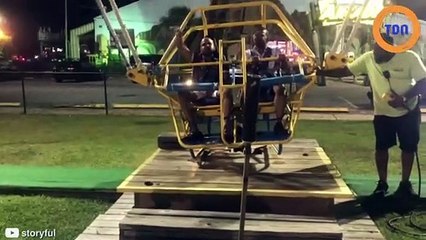 Rupture d'un élastique juste avant le départ d’un slingshot...