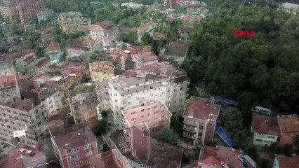 SARIYER'DE KOLONLARI PATLAYAN BİNANIN TAHLİYESİNE BAŞLANDI