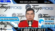 Boston Red Sox vs San Diego Padres 8/23/2019 Picks Predictions Previews