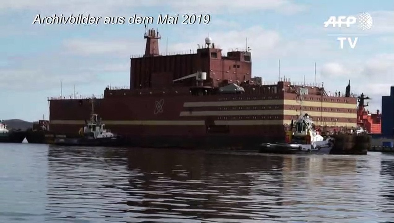 Russland stellt schwimmendes Atomkaftwerk in Dienst