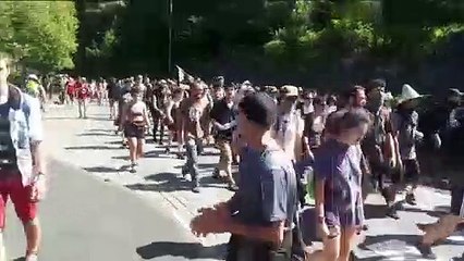 Manifestation contre-sommet du G7