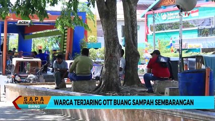 Warga Terjaring OTT Buang Sampah Sembarangan
