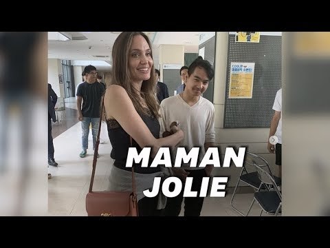 Angelina Jolie très émue de laisser Maddox étudier en Corée