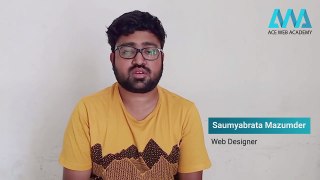 Web Site Designing Course Testimonial Video By Soumyabrata at Ace Web Academy