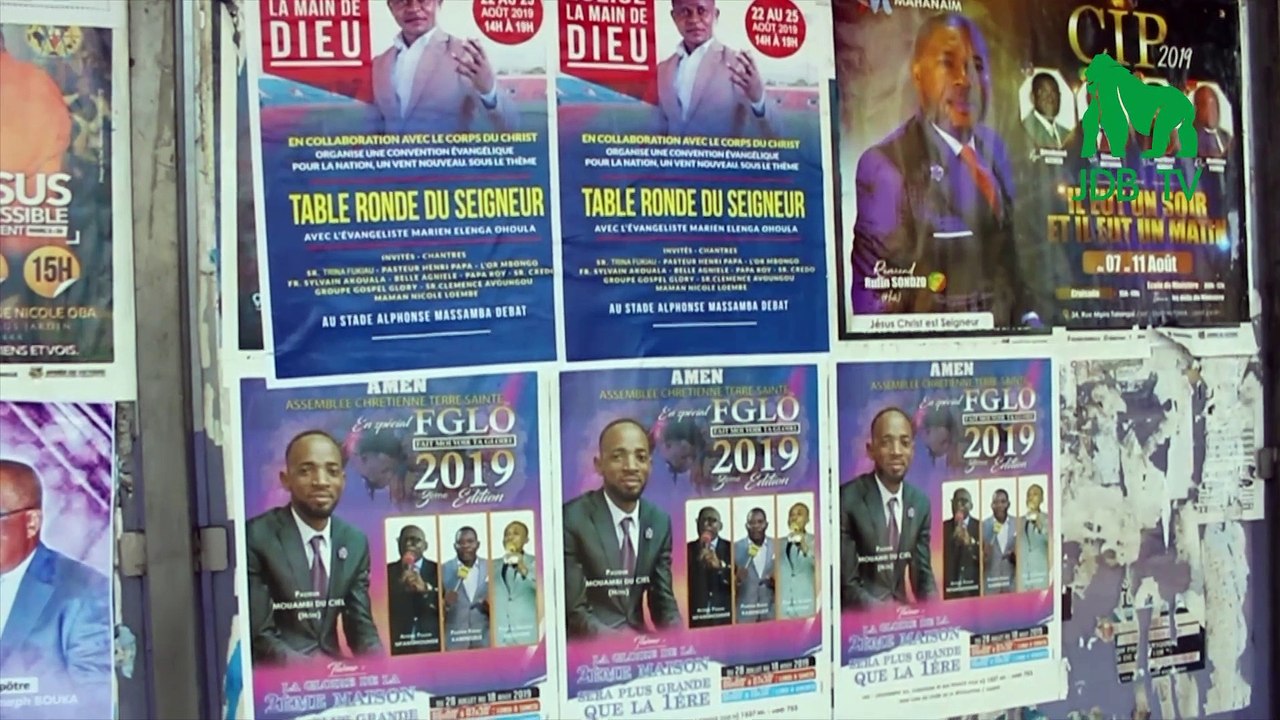 Les affiches salissent Brazzaville