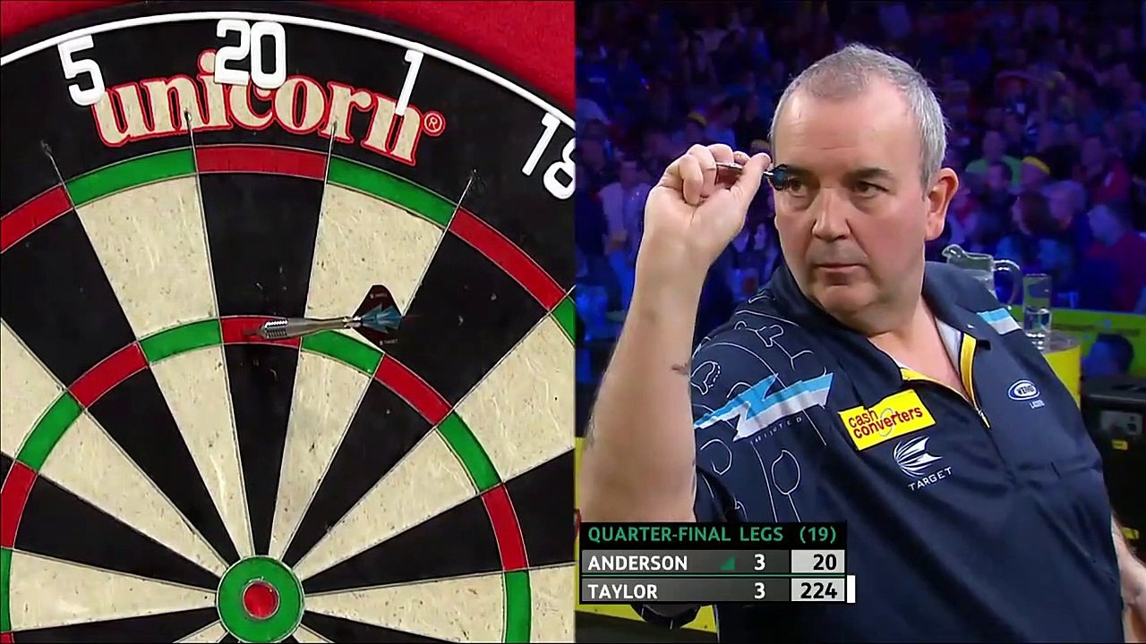 PDC Players Championship Finals 2014  QF - Anderson vs Taylor