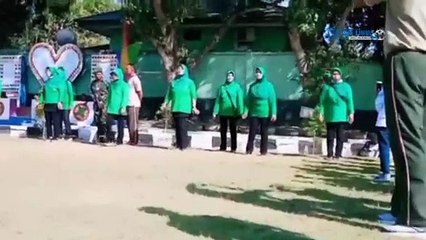 Ngakak, Lihat Aksi Tentara Gendong Istri saat Lomba HUT ke-74 RI di Kodim 1425 Jeneponto
