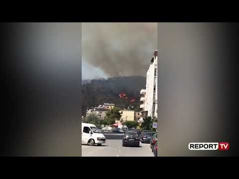 Digjet prej dy ditësh mali i Shëngjinit, rrezikohen banesat, zjarrfikësit e pamundur të ndërhyjnë