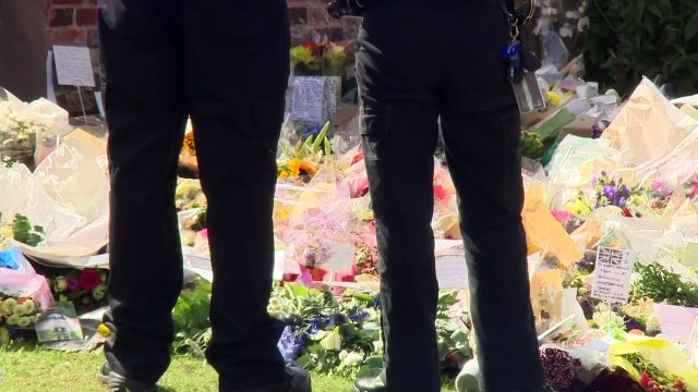 Police officers hold minute's silence for PC Andrew Harper