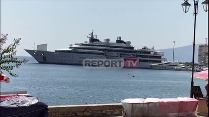 Report TV -Jahti luksoz më i madh në botë vizitë në Sarandë