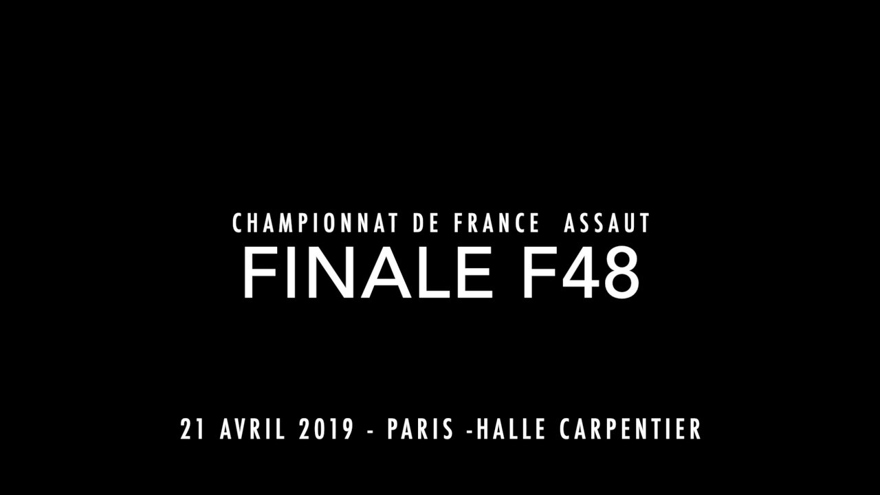 ASSAUT Finale 2019 - F48 - CHAMANE Samya / PUYFAGES Johanna