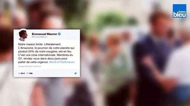 Incendies en Amazonie : la tension monte entre Macron et Bolsonaro