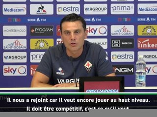 Fiorentina - Montella : "Ribéry travaille dur pour être compétitif"