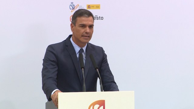 Sánchez expresa gratitud a la selección española de baloncesto