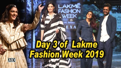 Mrunal, Athiya, Sumeet Vyas dazzle on Day 3 of LFW 2019