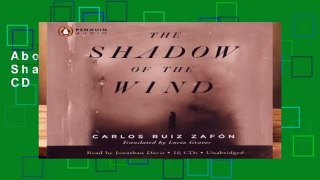 About For Books  The Shadow of the Wind CD  For Online