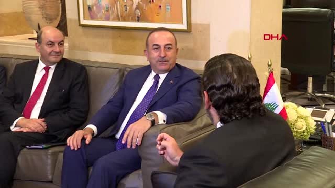 Çavuşoğlu, Lübnan Başbakanı Saad Hariri ile görüştü