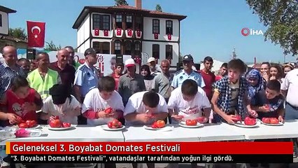 Geleneksel 3. Boyabat Domates Festivali