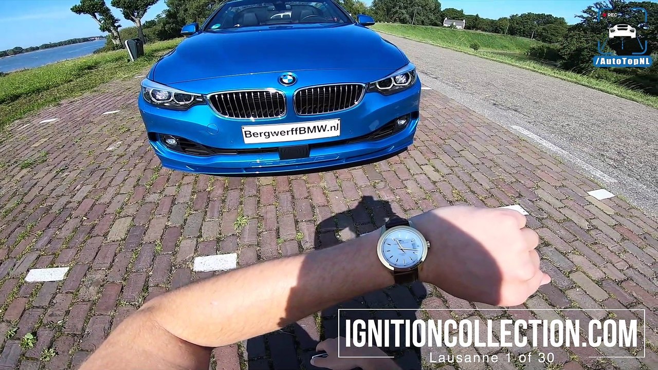 BMW Alpina B4S BiTurbo 440HP Convertible Akrapovic POV Test Drive by AutoTopNL