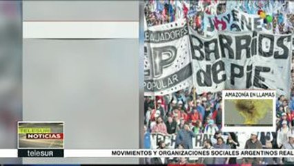 Argentina: mov. sociales exigen a Macri medidas contra la inflación