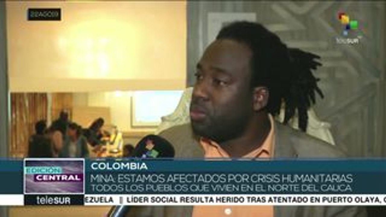 Indígenas del Cauca llegan a Bogotá para denunciar crisis humanitaria