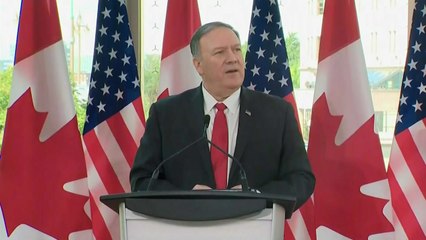 폼페이오 "中 구금 캐나다인 2명 석방 지원 계속" / YTN