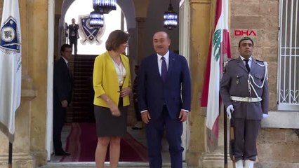Çavuşoğlu, Lübnan İçişleri Bakanı Raya Hassan ile görüştü