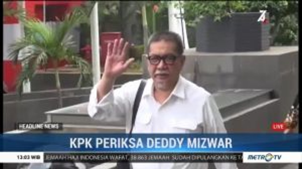 Deddy Mizwar Penuhi Panggilan KPK Terkait Kasus Suap Meikarta
