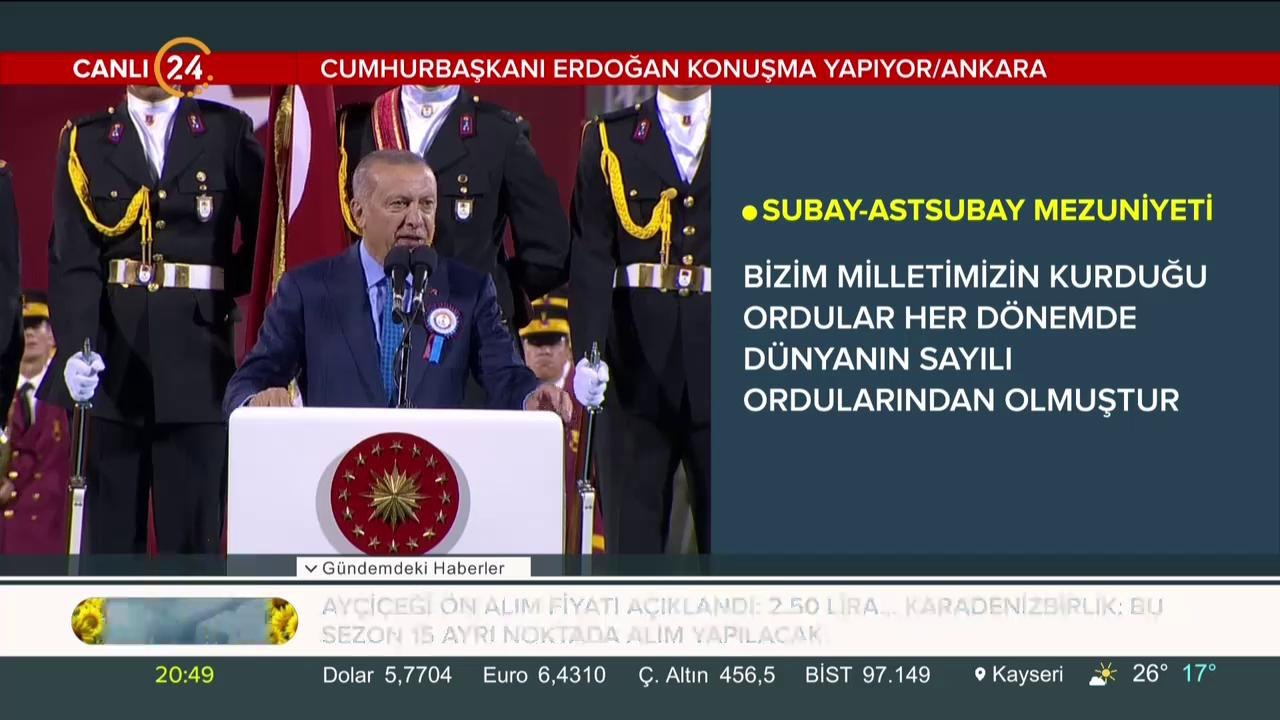 Subay-Astsubay mezuniyet töreni
