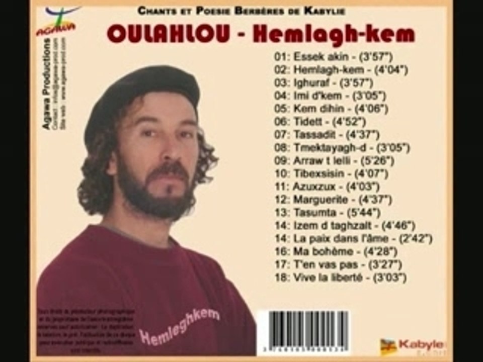 Oulahlou nouvel album 2008  " hemlagh-kem"