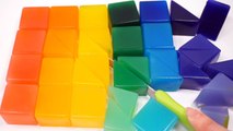 How to Make Colors Rainbow Lego Jelly Pudding DIY Cube Gummy Jelly