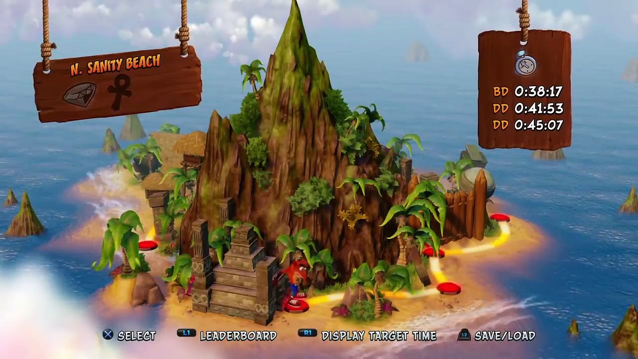 Who is the best at playing Crash Bandicoot in the desert
