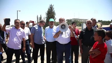 İsrail'in Filistinlilere yönelik ihlalleri protesto edildi