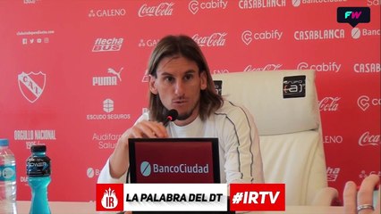 #IRTV Beccacece intentó llevar calma en la conferencia