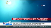 Derya Can'dan Salda Gölü'nde yeni dünya rekoru