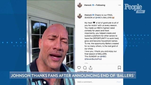 Dwayne 'the Rock' Johnson Says He's 'Full of Gratitude' as 'Ballers' Announces Series Will End
