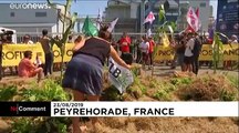 Franciaország: tiltakozás a glifozát tartalmú gyomirtók gyártása ellen