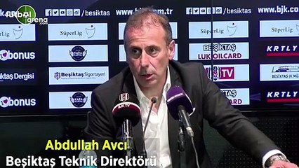 Abdullah Avcı'dan Beşiktaş taraftarına teşekkür