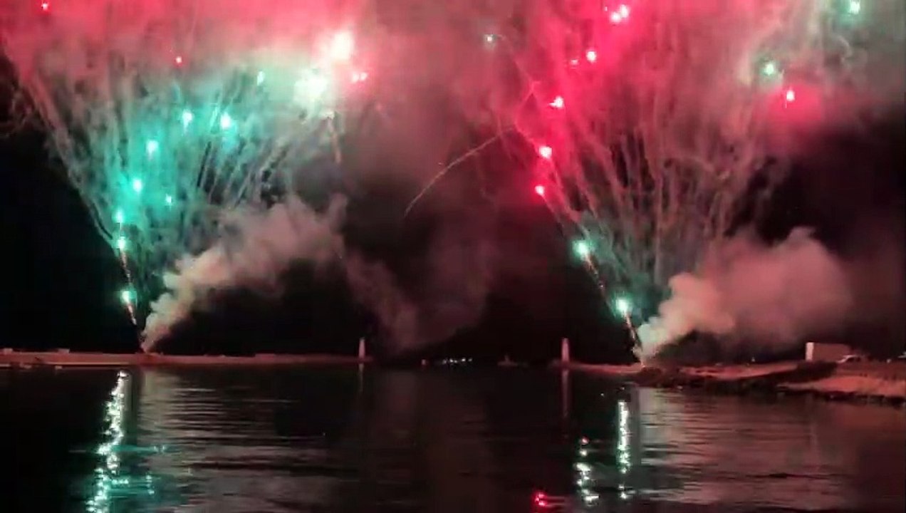 feu d'artifice 23 août 2019 au Grau d'Agde