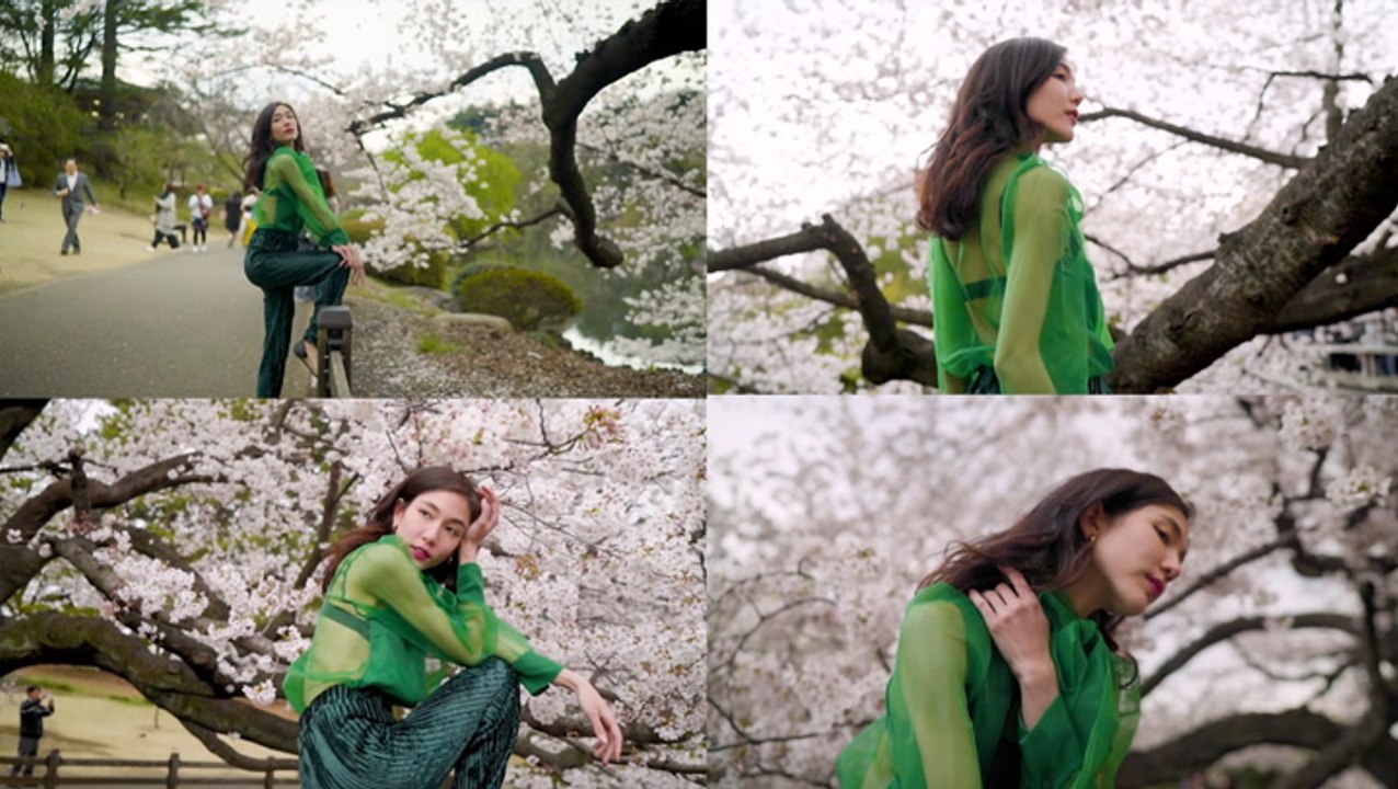 Four Photographers Snap Pictures Of The Same Model